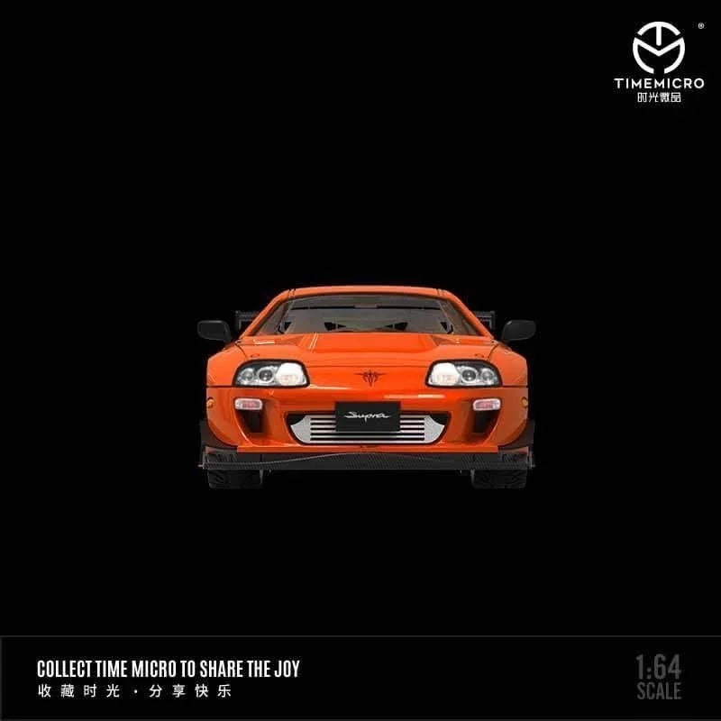 *PRE-ORDER* Time Micro Toyota Supra A80 MK4 Paul Walker Orange Figure Edition, 1:64 Scale — image 4