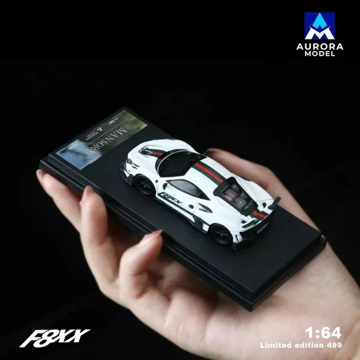 *PRE-ORDER* Modified Mashray F8XX Pearl White Figure Edition, 1:64 Scale — image 2