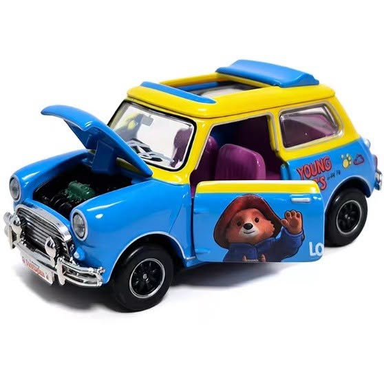 Morris Mini Mk 1 (Open-top Version) x Paddington Bear, 1:64 Scale — image 2
