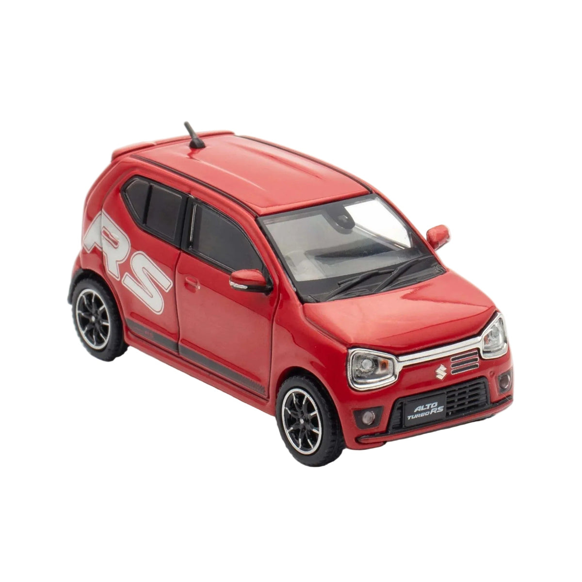 Suzuki Alto Turbo RS (HA36S) RS Decal Tune, 1:64 Scale (Pure Red) — image 3