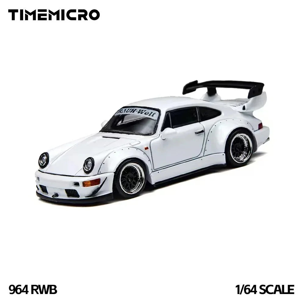 *PRE-ORDER* Porsche diecast RWB 964, 1:64 Scale (White) — image 1