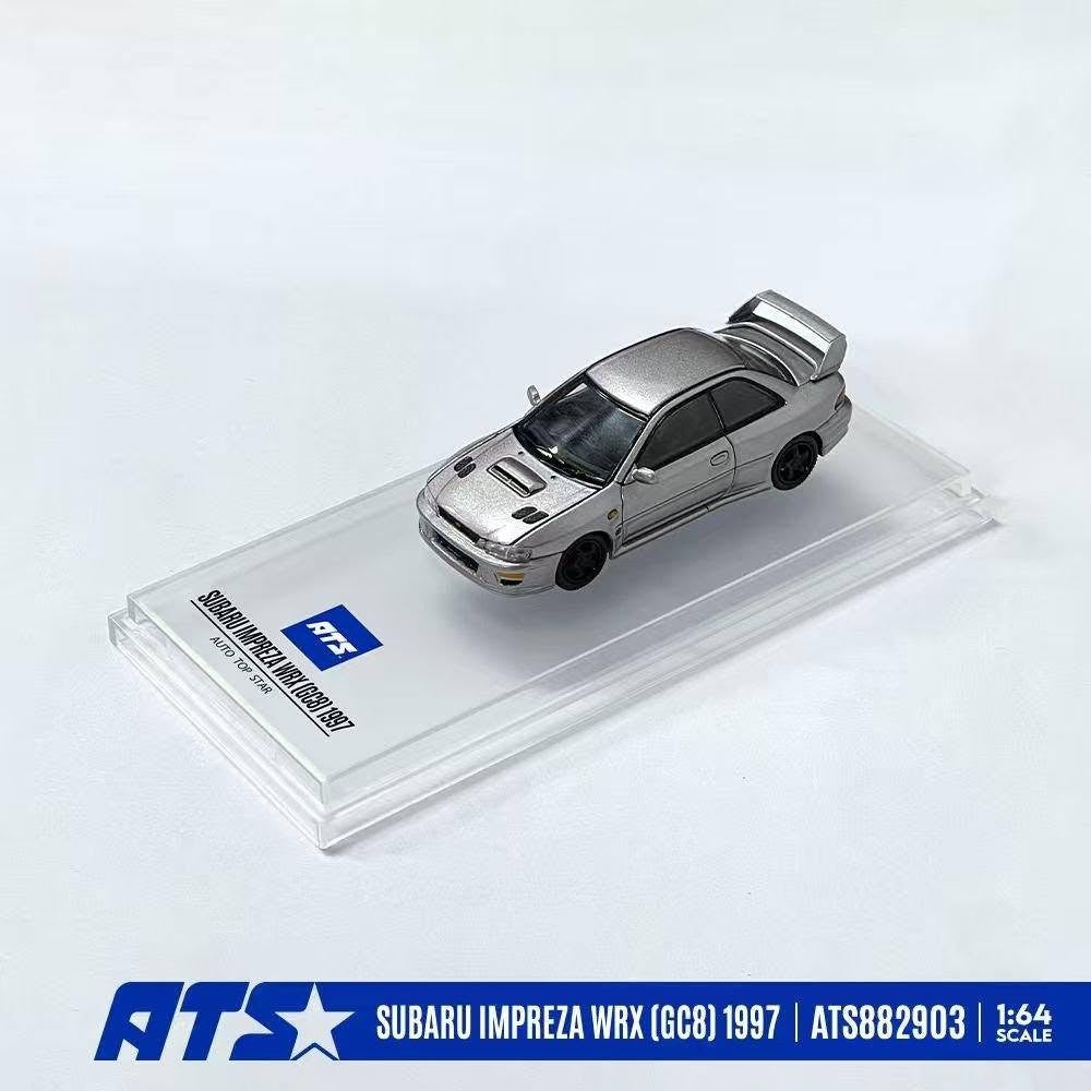 *PRE-ORDER* SUBARU IMPREZA WRX (GC8) 1997, 1:64 Scale (Gray) — image 2