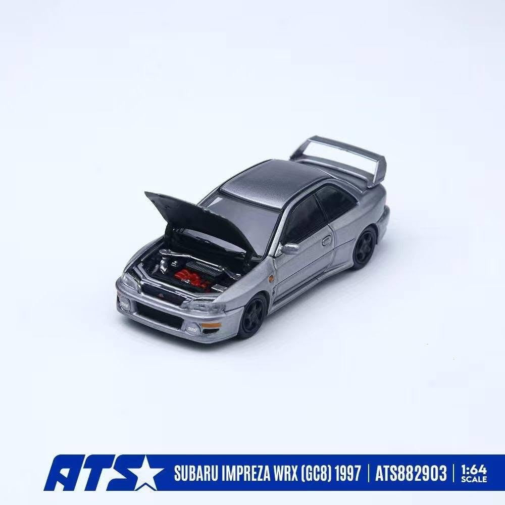 *PRE-ORDER* SUBARU IMPREZA WRX (GC8) 1997, 1:64 Scale (Gray) — image 3