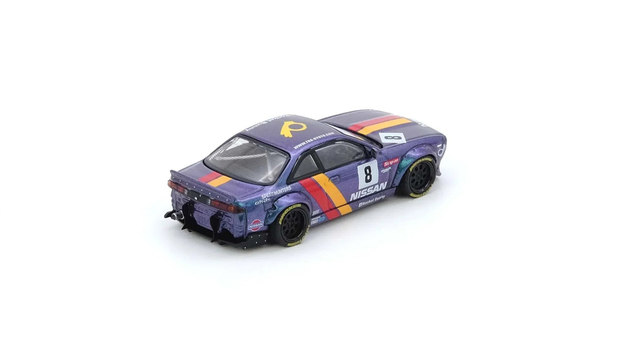 Nissan Silvia (S14) Boss Rocket Bunny, 1:64 Scale (Magic Purple) — image 3