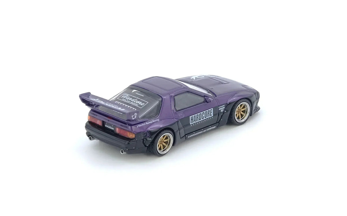 Mazda RX7 (Fc3S) Pandem Rocket Bunny, 1:64 Scale (Purple) — image 3