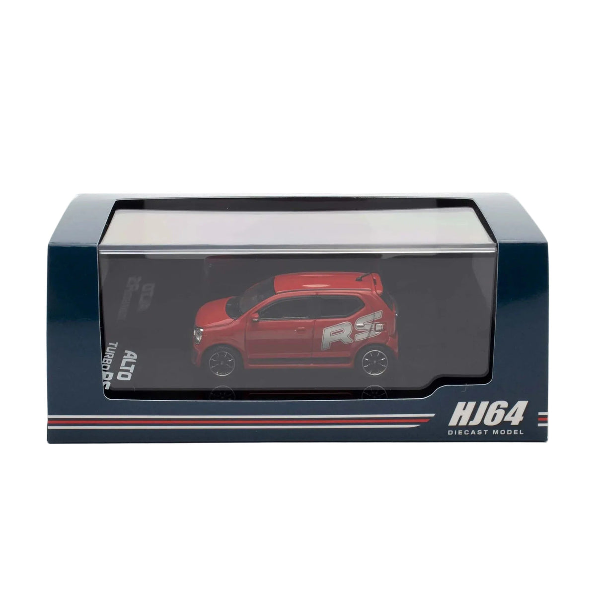 Suzuki Alto Turbo RS (HA36S) RS Decal Tune, 1:64 Scale (Pure Red) — image 4