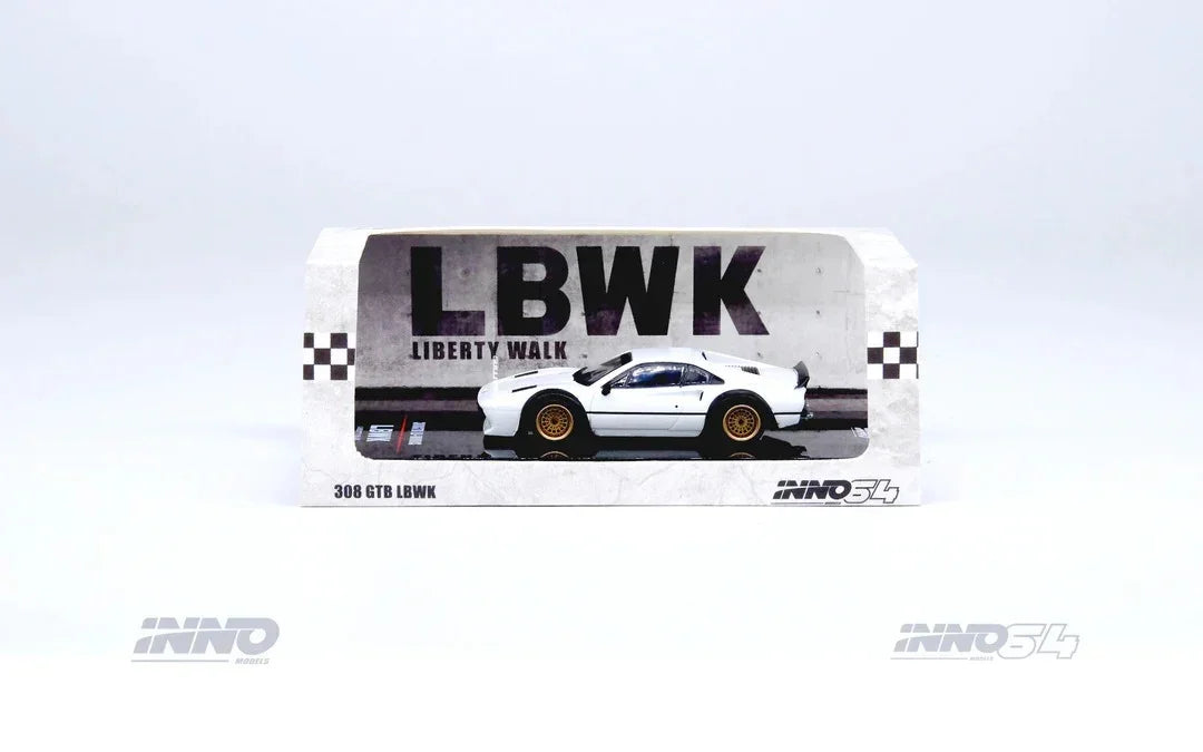LBWK 308 GTB, 1:64 Scale (White) — image 3