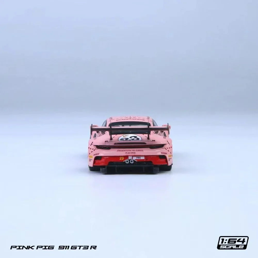 Porsche diecast Pink Pig 911 GT3 R (Limited to 999) #23, 1:64 Scale — image 4