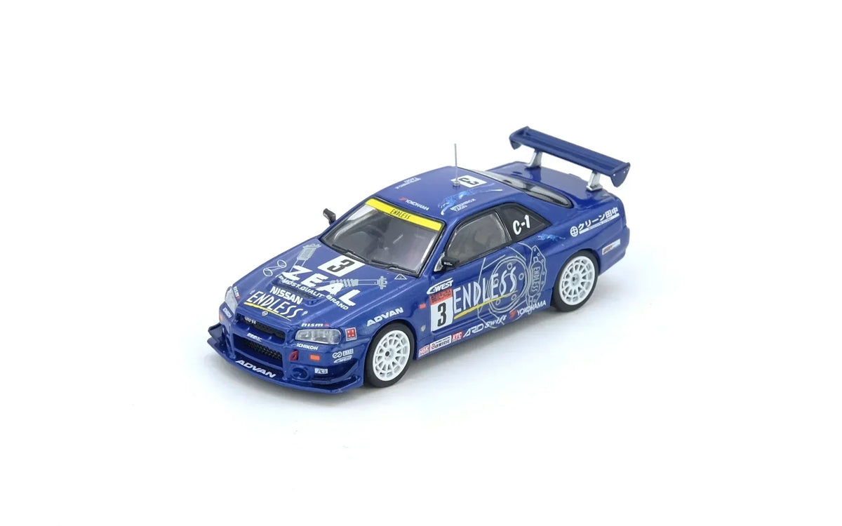 Nissan Skyline GT-R (R34) #3 Endless Advan Super Taikyu Series Winner 2002, 1:64 Scale — image 1