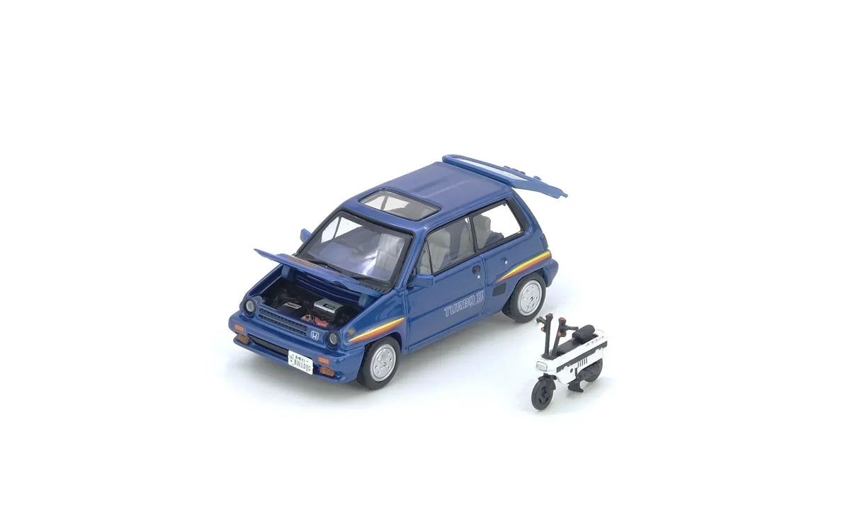 Honda City Turbo II, 1:64 Scale (Blue) — image 2