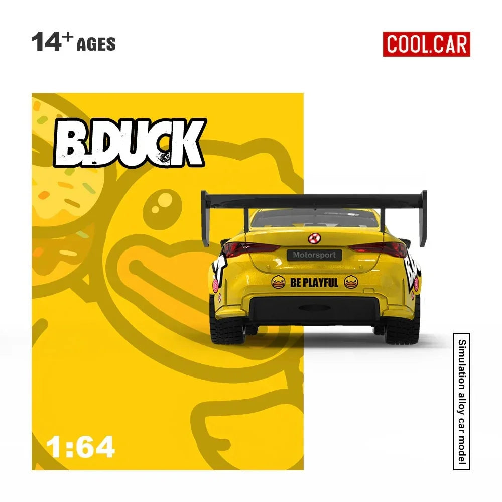BMW M4, 1:64 Scale (Yellow) — image 6