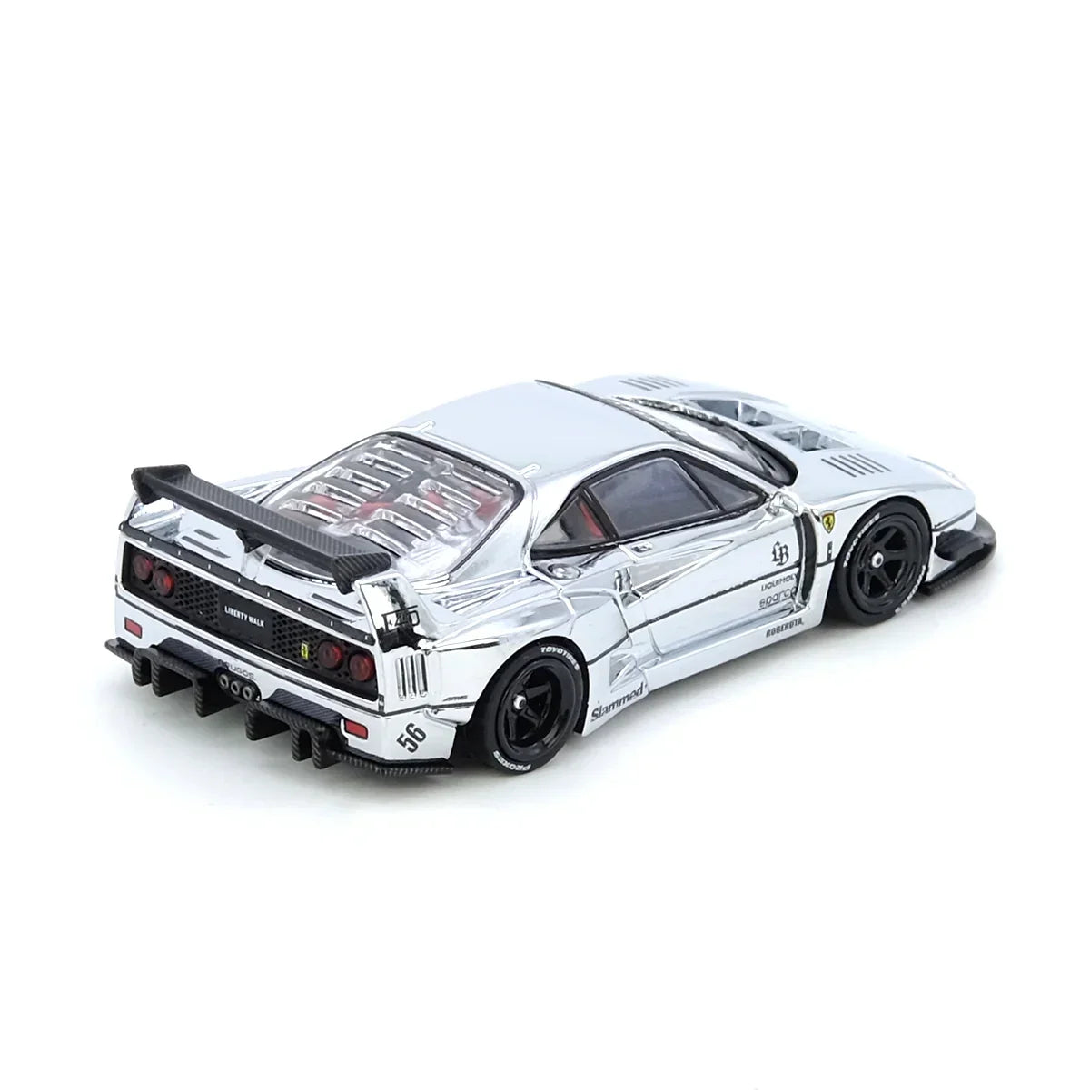 LBWK F40, 1:64 Scale (Silver Chrome) — image 3