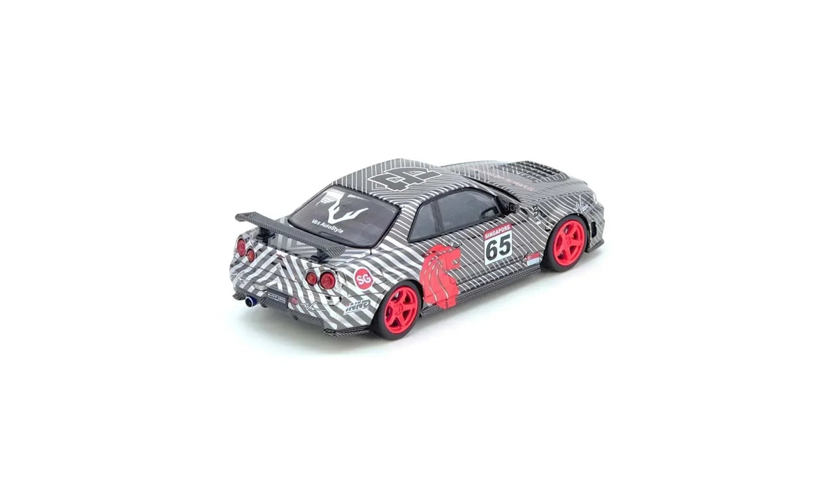 Skyline GT-R R34 Black Crow, 1:64 Scale (Black) — image 3