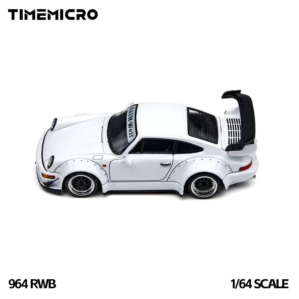 *PRE-ORDER* Porsche diecast RWB 964, 1:64 Scale (White) — image 3