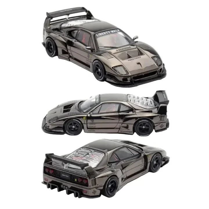 LBWK F40, 1:64 Scale (Chrome Black) — image 2
