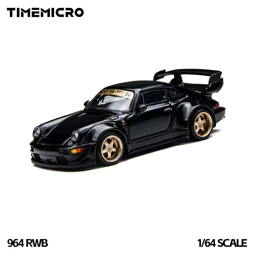 Porsche diecast RWB 964, 1:64 Scale (Black) — image 1