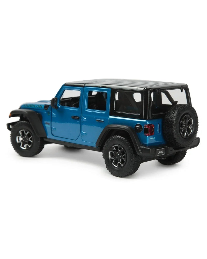 Jeep Wrangler Rubicon 4xe, 1:24 Scale (Blue) — image 2