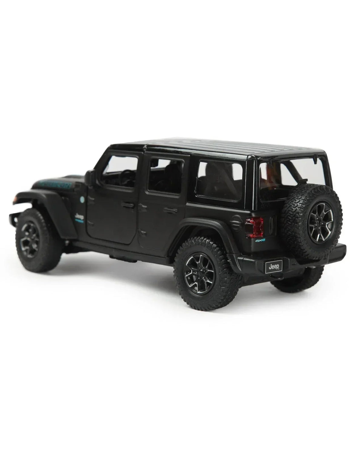 Jeep Wrangler Rubicon 4xe, 1:24 Scale (Black) — image 2