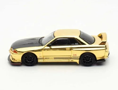 Nissan Skyline GT-R (R32) Top Secret, 1:64 Scale (Chrome Gold) — image 2