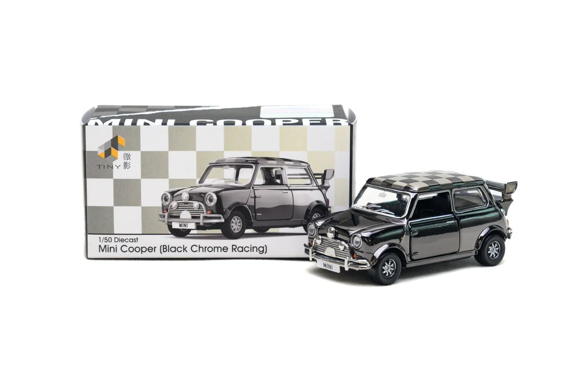 Mini Cooper, 1:50 Scale (Chrome Black) — image 1