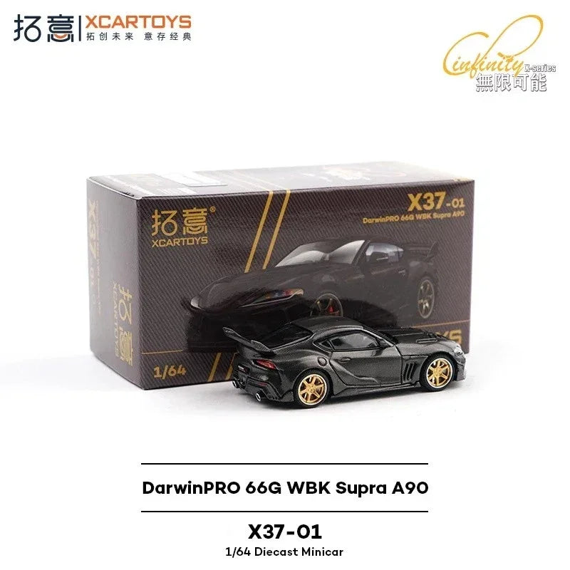 Toyota GR Supra A90 DarwinPRO 66G Widebody (Black), 1:64 Scale — image 2