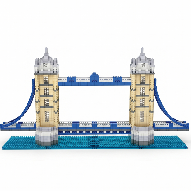 London Twin Bridge Building Blocks
