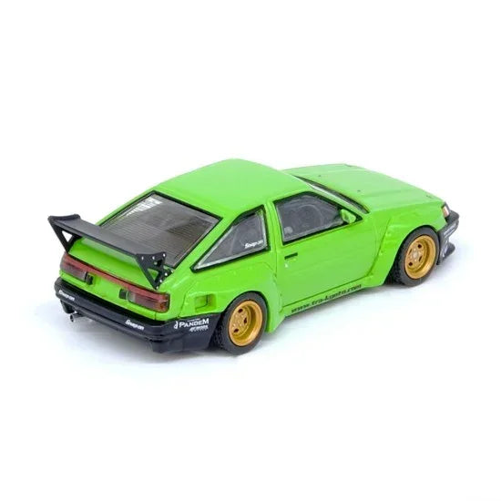 Toyota AE86 Levin Pandem Rocket Bunny, 1:64 Scale (Green) — image 2