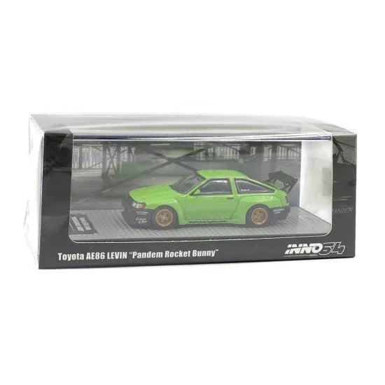 Toyota AE86 Levin Pandem Rocket Bunny, 1:64 Scale (Green) — image 3