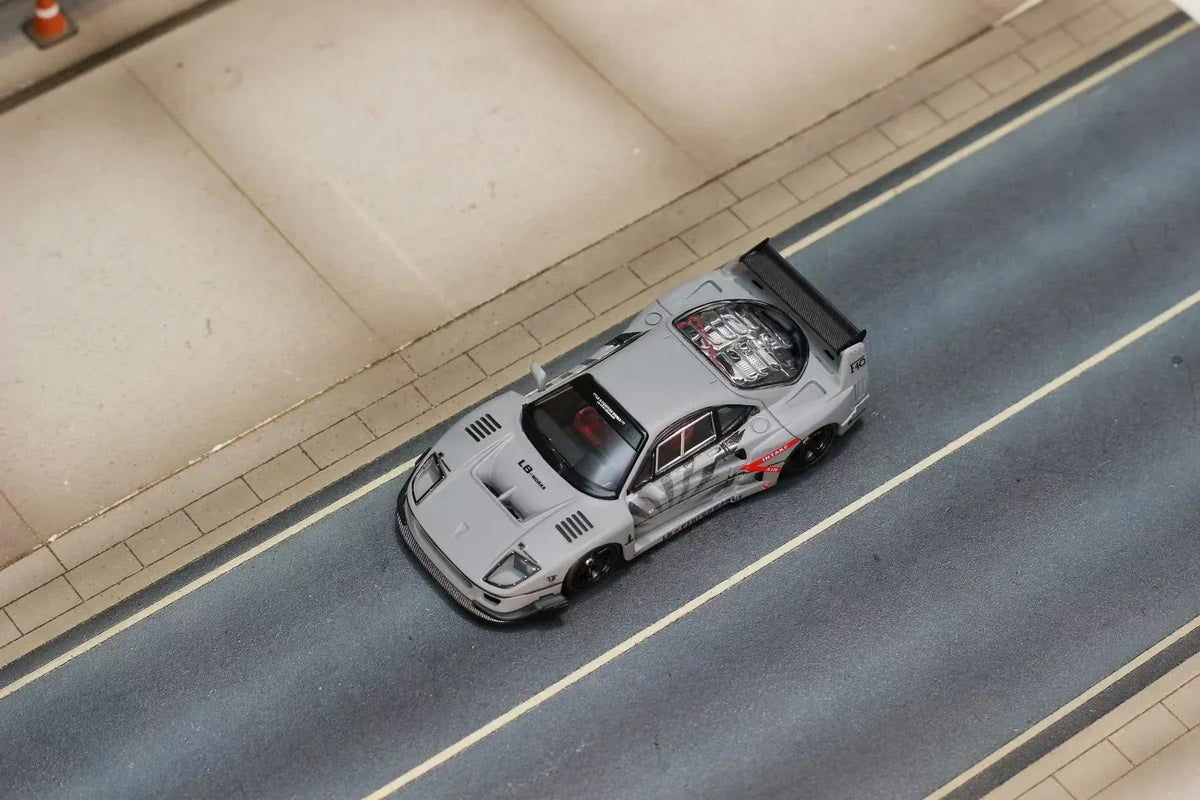 Ferrari F40 LBWK Limited to 499, 1:64 Scale (Cement Grey) — image 1