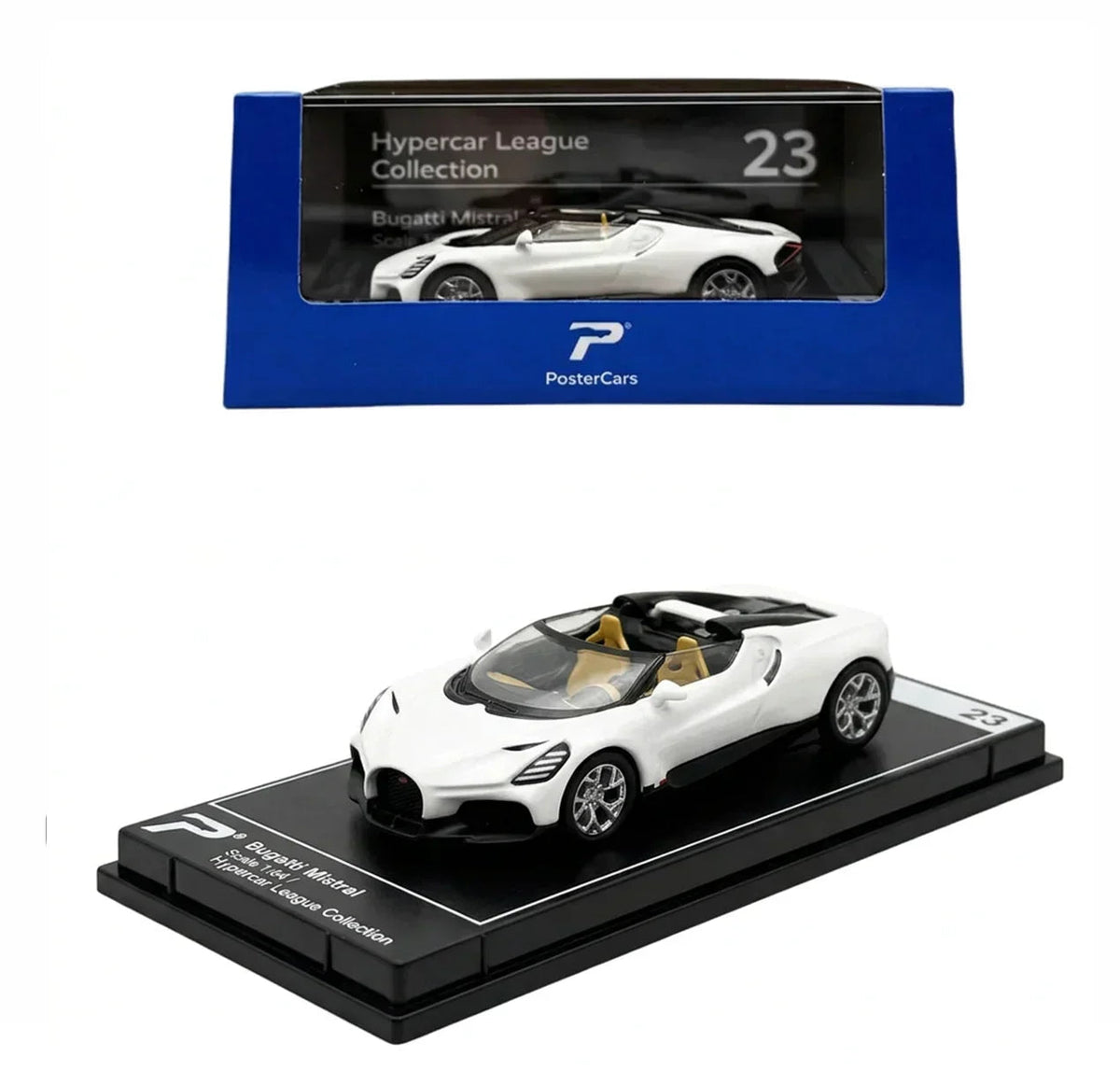 Bugatti Mistral, 1:64 Scale (White) — image 4