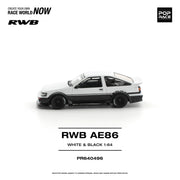 *PRE-ORDER* RWB AE86, 1:64 Scale (White Black) — image 2