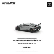 *PRE-ORDER* Lamborghini Huracan STO Grigio Acheso, 1:64 Scale (Matte) — image 4