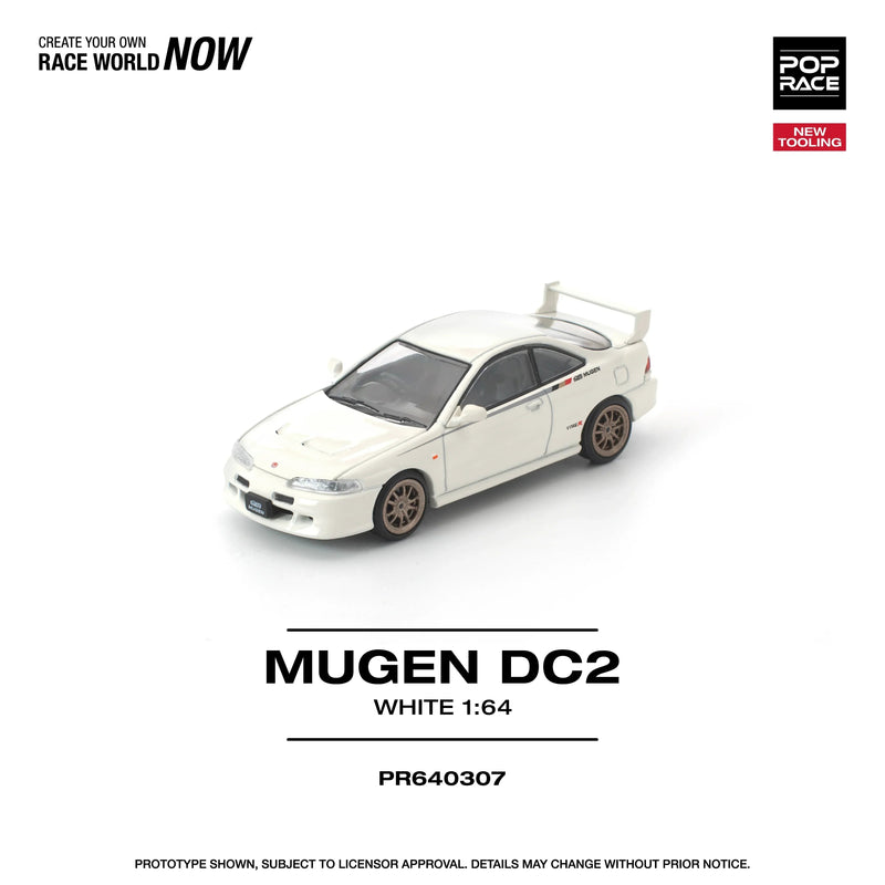 *PRE-ORDER* Mugen DC2 New Tooling, 1:64 Scale (White) — image 1