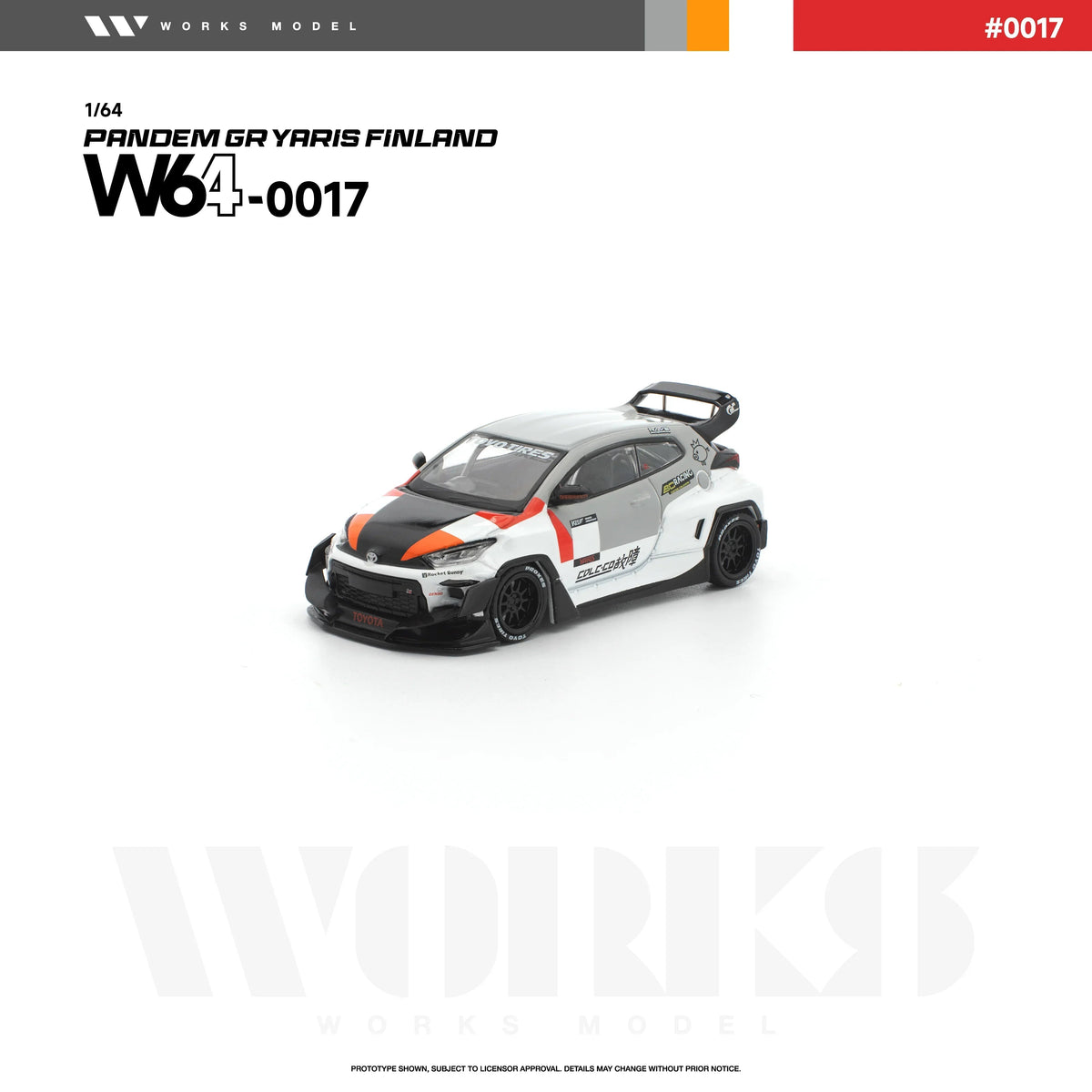 *PRE-ORDER* Pandem GR Yaris Finland, 1:64 Scale (White) — image 2