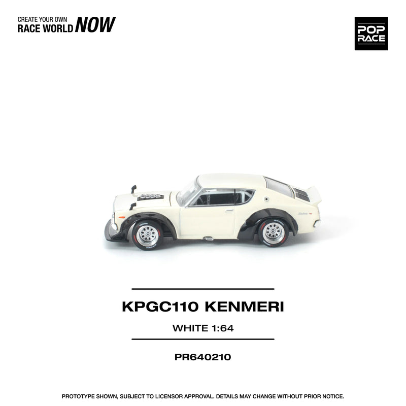 *PRE-ORDER* KPGC110 Kenmeri, 1:64 Scale (White) — image 2