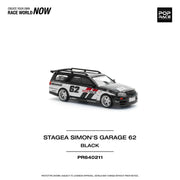 Stagea Simon's Garage 62, 1:64 Scale (Black) — image 6