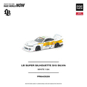 *PRE-ORDER* Lb Super Silhouette S15 Silvia (Opening Engine Hood), 1:64 Scale (White) — image 2