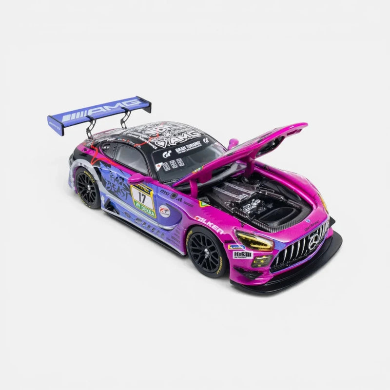 *PRE-ORDER* Mercedes AMG GT3 diecast GetSpeed - Purple Beast #17, 1:64 Scale (Purple) — image 1