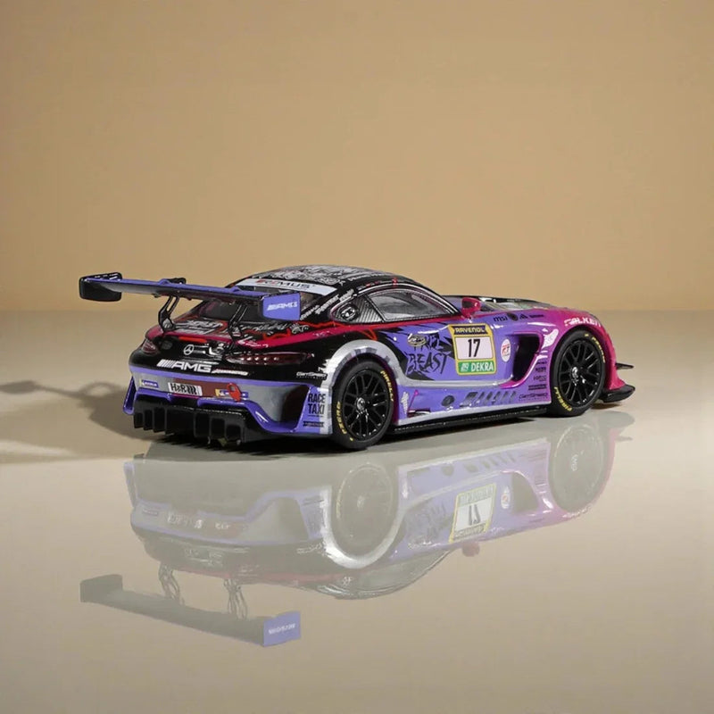 *PRE-ORDER* Mercedes AMG GT3 diecast GetSpeed - Purple Beast #17, 1:64 Scale (Purple) — image 2