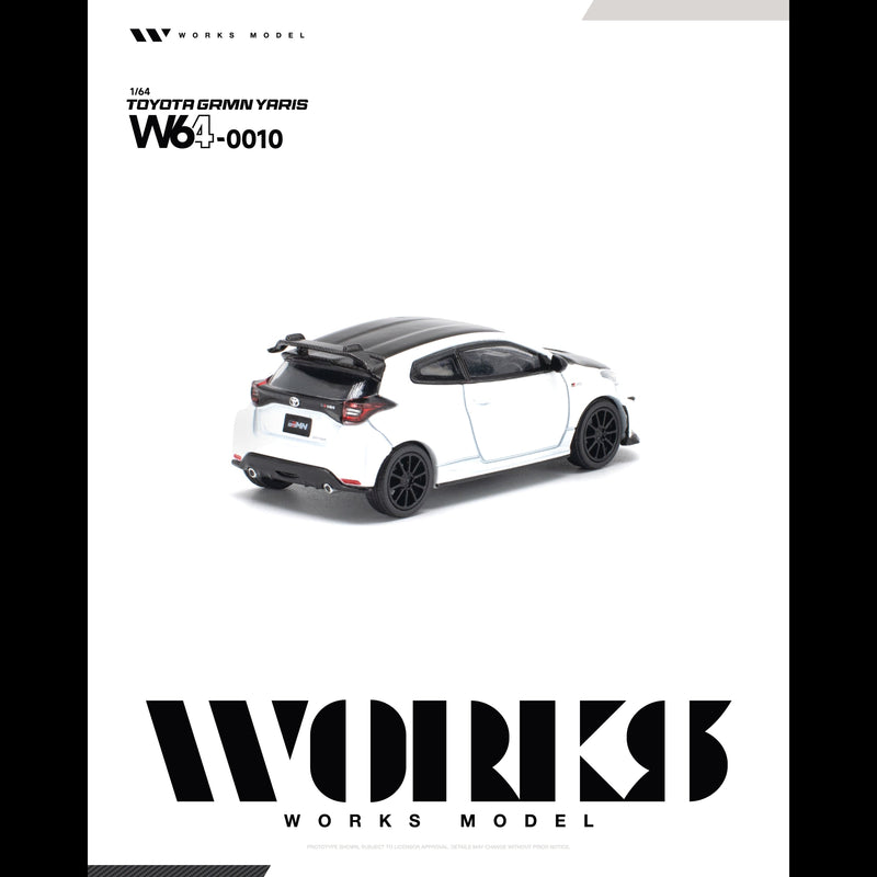 *PRE-ORDER* TOYOTA GRMN YARIS, 1:64 Scale (WHITE) — image 2
