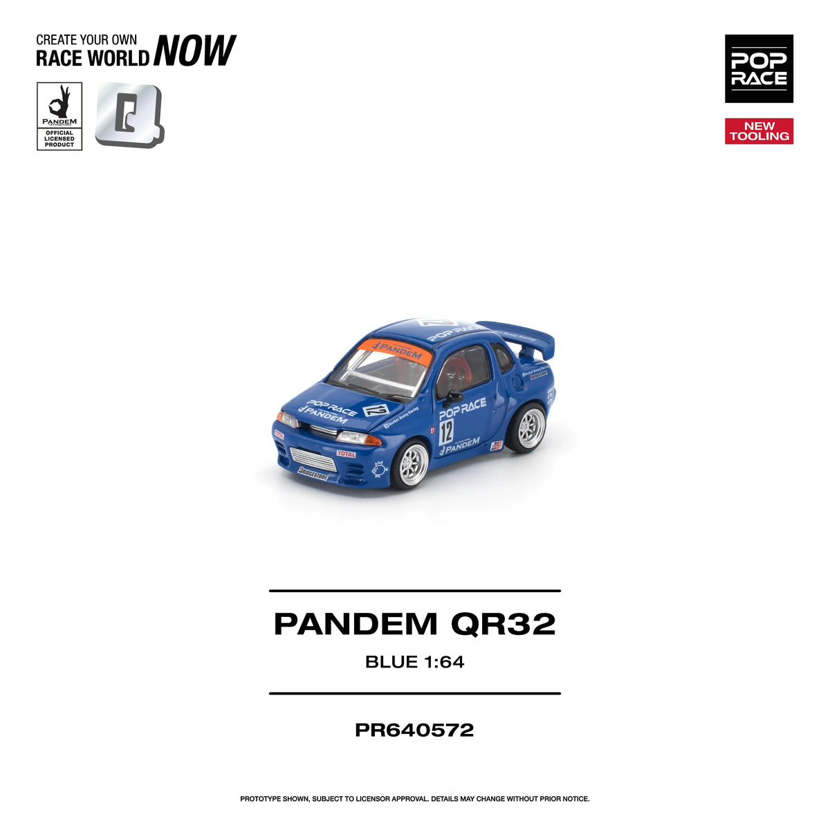*PRE-ORDER* Pandem QR32, 1:64 Scale (Blue) — image 2