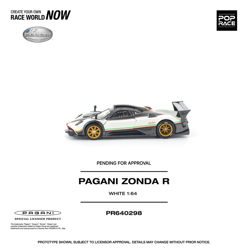 *PRE-ORDER* Pagani Zonda R, 1:64 Scale (White) — image 2