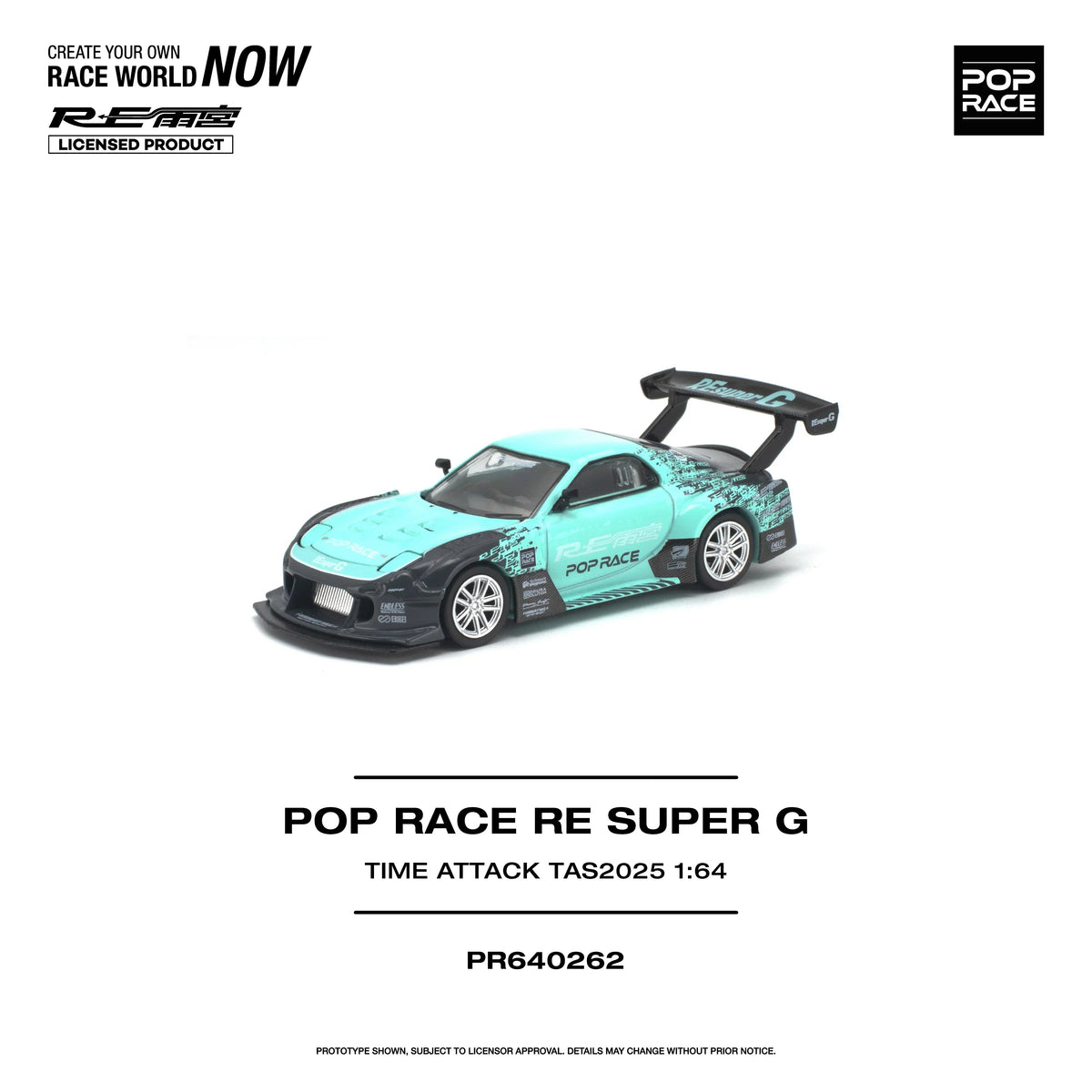 *PRE-ORDER* Pop Race RE Super G Time Attack TAS 2025, 1:64 Scale — image 2