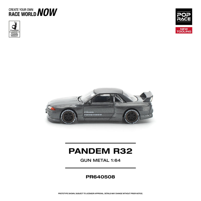 *PRE-ORDER* Pandem R32 Gun Metal New Tooling, 1:64 Scale — image 2