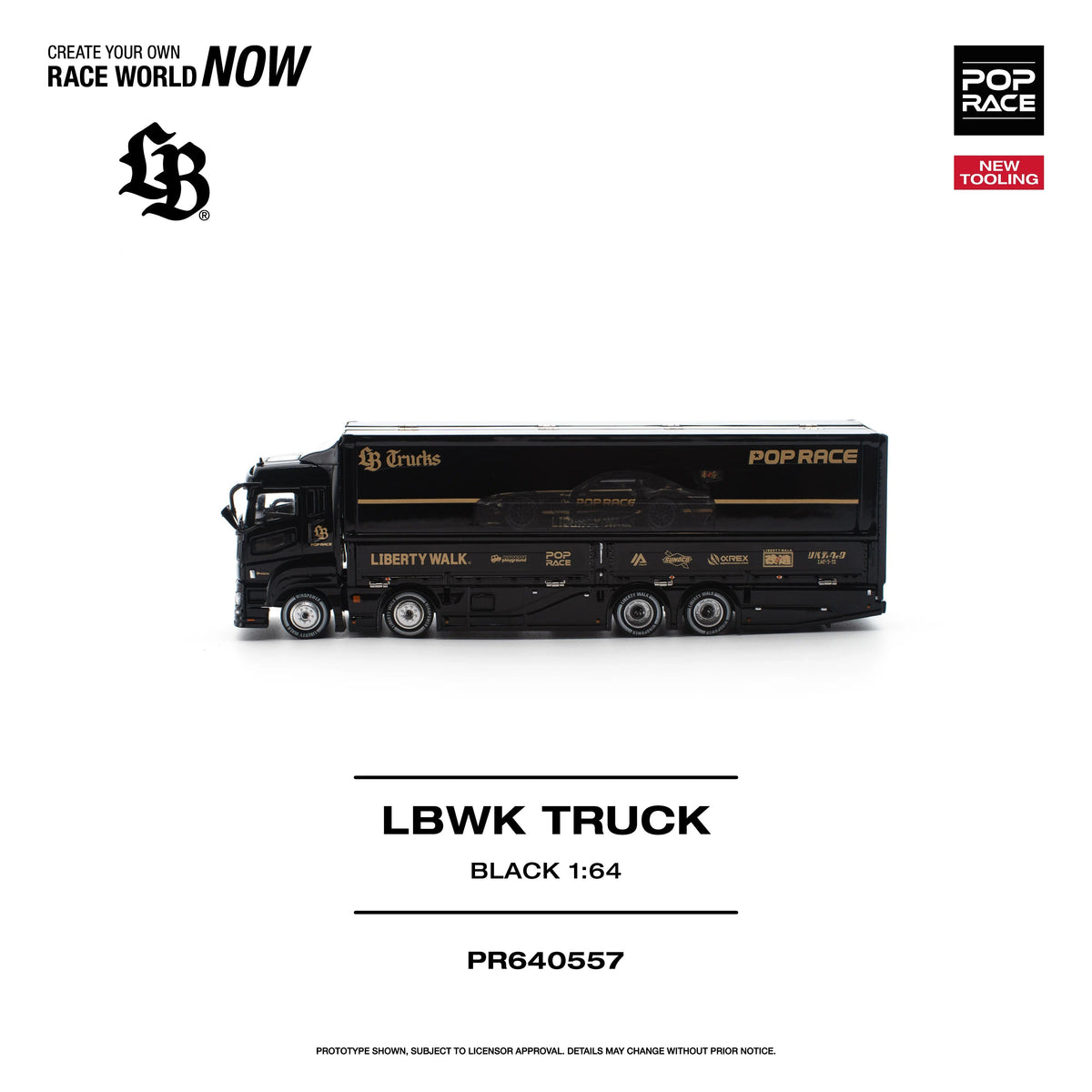 *PRE-ORDER* LBWK Truck, 1:64 Scale (Black) — image 3