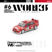*PRE-ORDER* Mitsubishi Lancer Evolution Vi Tommi Makinen 2001 WRC Catalunya, 1:64 Scale — image 1