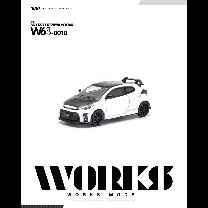 *PRE-ORDER* TOYOTA GRMN YARIS, 1:64 Scale (WHITE) — image 1