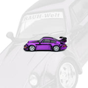 *Pre-Order* Porsche diecast RWB with Display Engine DZ P, 1:64 Scale (Purple Chrome) — image 3