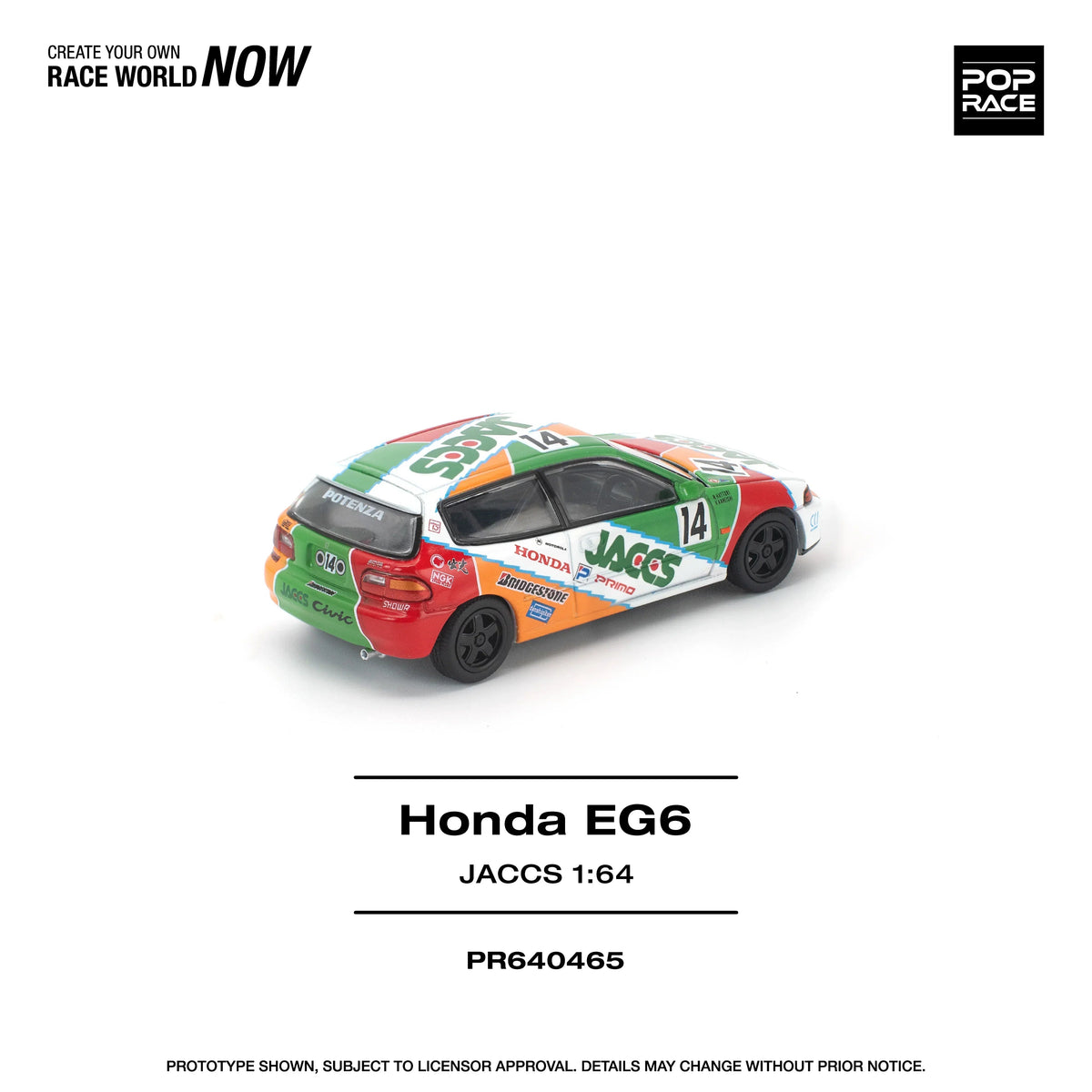 *PRE-ORDER* Honda Civc (EG6) Jaccs, 1:64 Scale — image 5