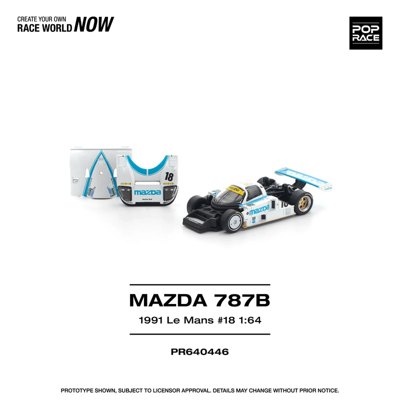 *PRE-ORDER* Mazda 787B 1991 Le Mans 24Hrs #18, 1:64 Scale — image 1